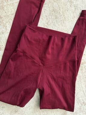 aerie Wine High-Waist Performance Leggings